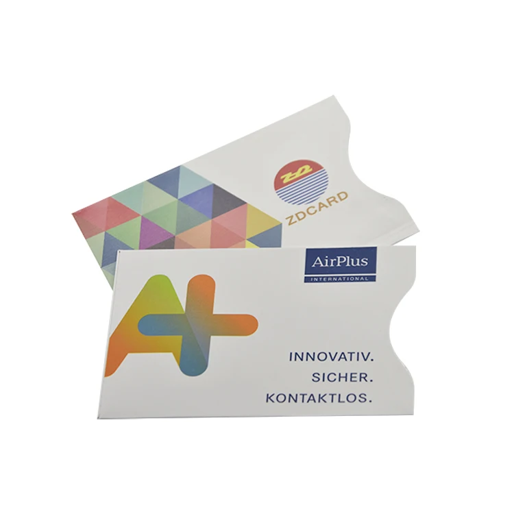 Алюминиевая фольга бумажная Блокировка RFID-карты с печатью логотипа