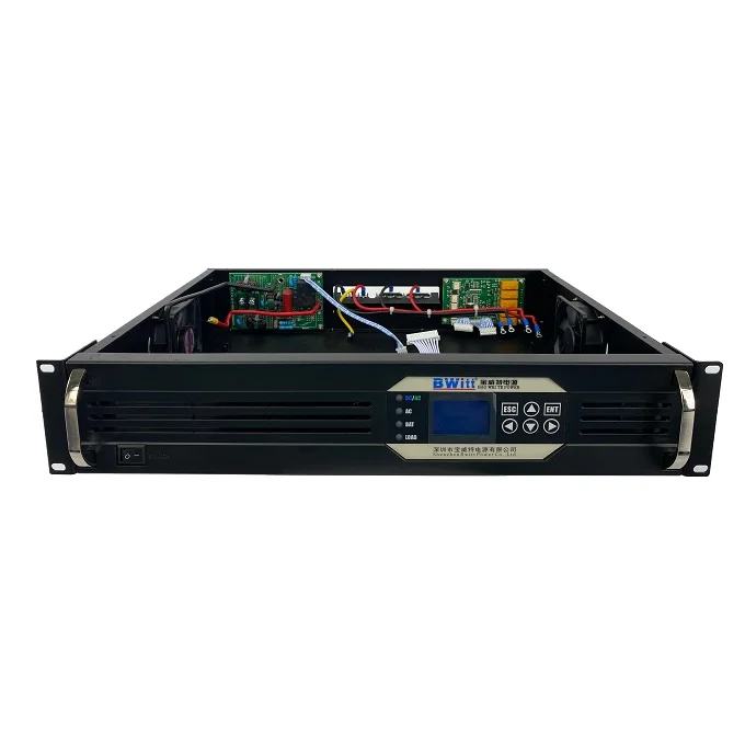 Best manufacturer single phase rack mount 2000w inverter 24v dc to 110v dc converter