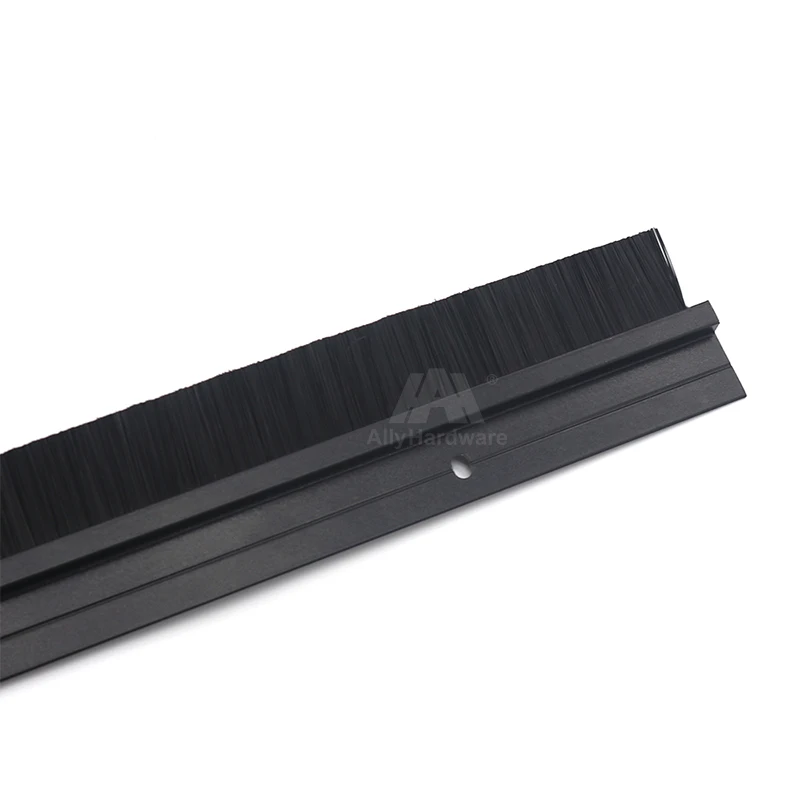 Customized aluminum door base steal strip brush