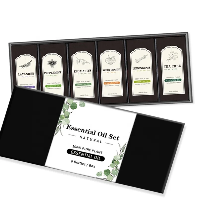 10ml Lavender Eucalyptus Pure Essential Oils Lemon  Vanilla Mint  Tree Diffuser Aroma massage air purification Essential oils