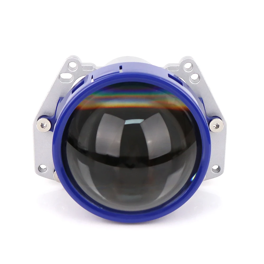 W50 Raych 3Inch Bi LED Projector Lens 130W 20000LM White 6000K Destructive Car Upgrade Halogen Headlight for Car