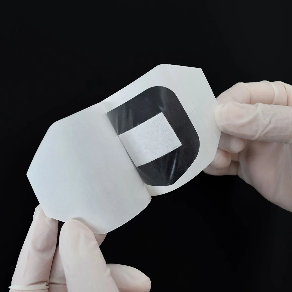 Medical Supply Transparent Waterproof PU Dressing Sterile Wound Dressing with Absorbent Pad