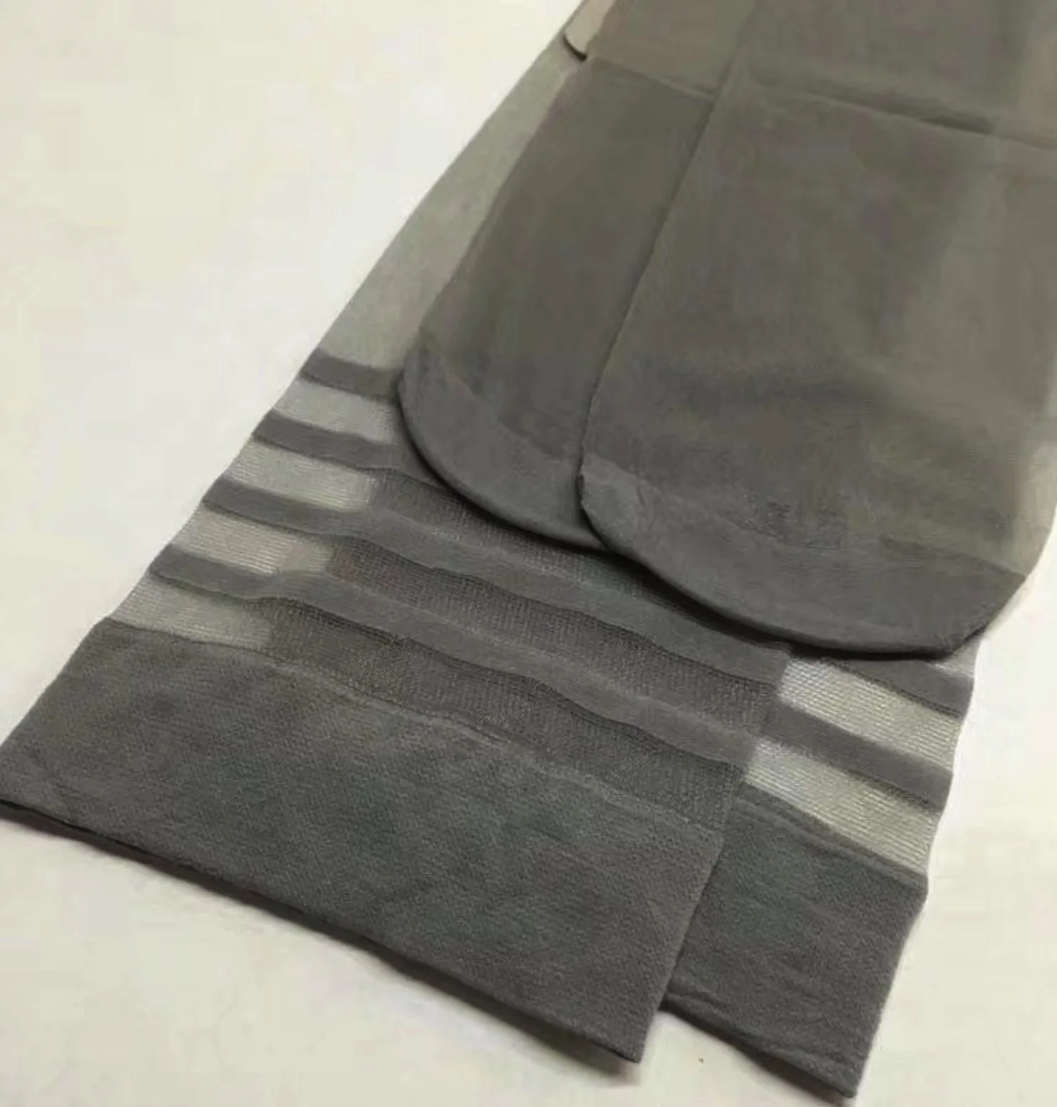 Manufacturers wholesale stripe knee-length stockings silk sexy ultra-thin transparent women thigh stockings tights