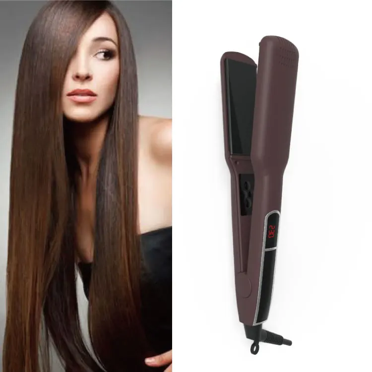 Custom Salon Ceramic Hair Straightener Manufacture Titanium Flat Iron 450 Degrees Hair Straightener