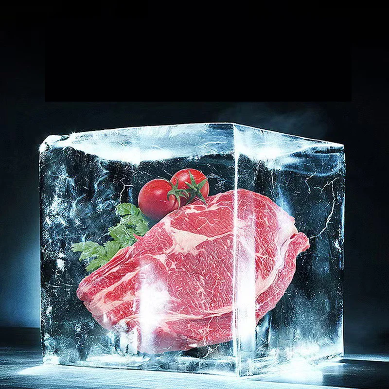 Energy saving household small mini energy saving fresh keeping dual purpose refrigerated freezer