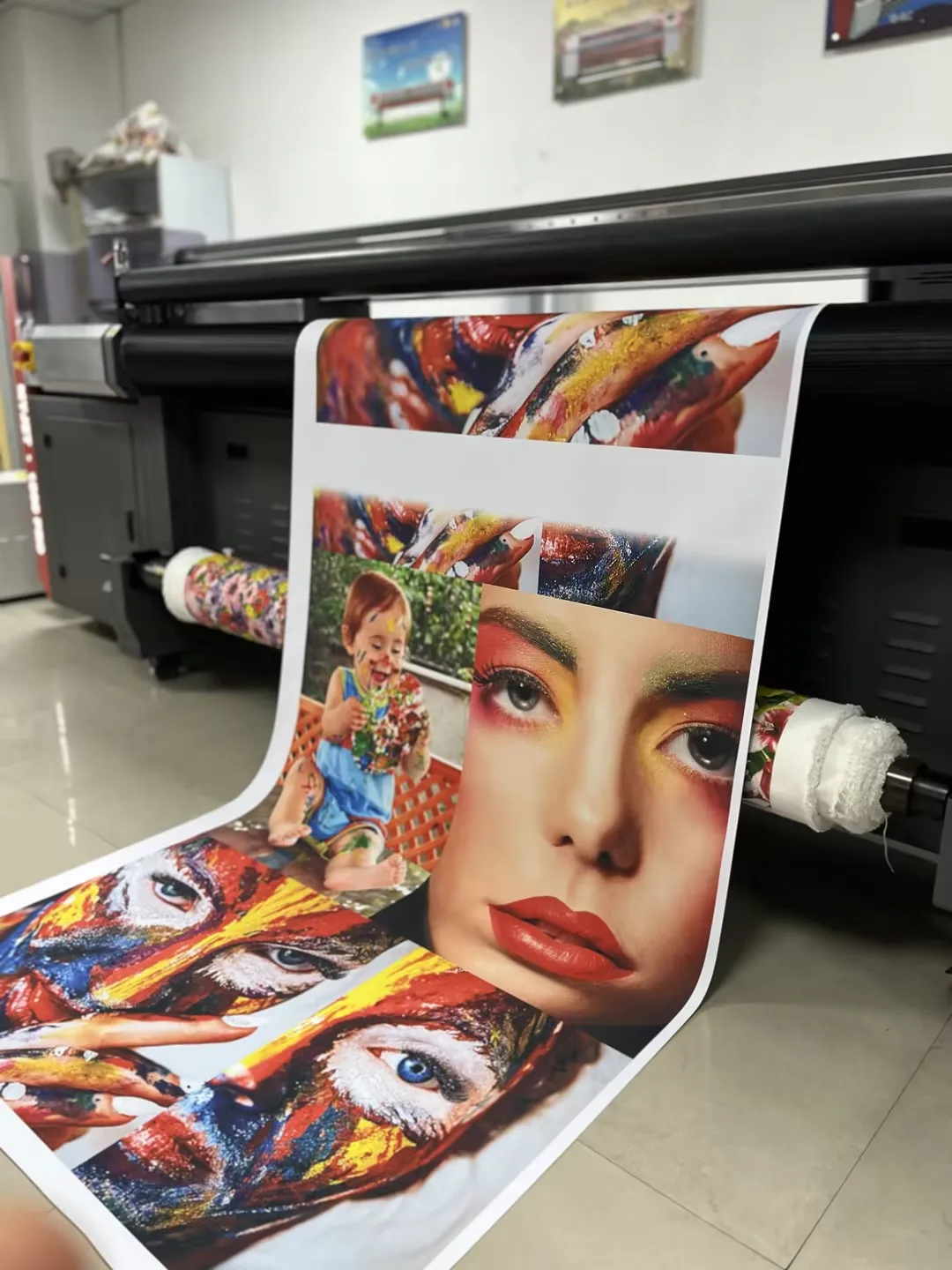 MYJET 6 feet 1.8m 1860 PRO hybrid UV large format printer signage interior decoration wall paper non-woven fabric all sheets