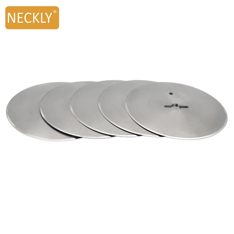 Replaceable Meat Processing Blade 100mm Kebab Blade Olfa Round Blade Food Processor 420J2 Cutting Knife