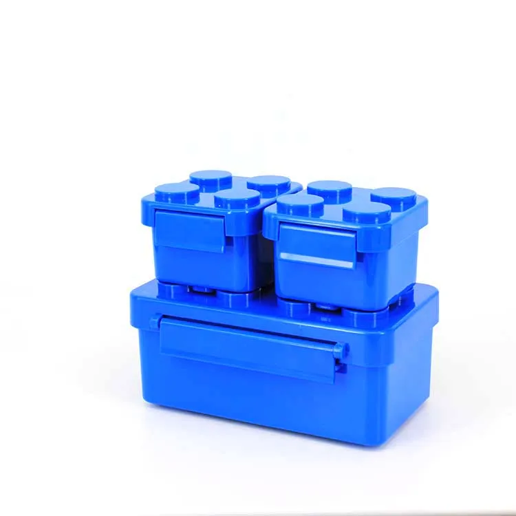 
Hot Wholesale PP Lego Building Blocks kids thermos lunch box 