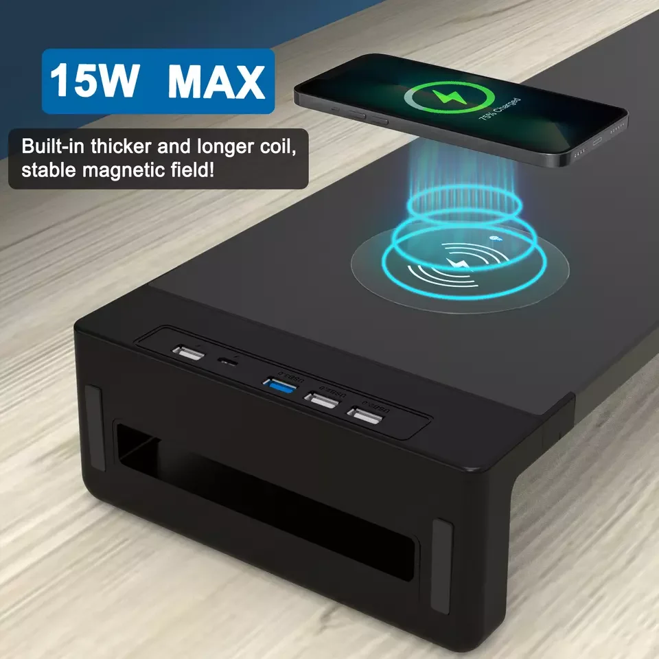 USB 3 0 передача данных для ПК монитора подставка с беспроводной