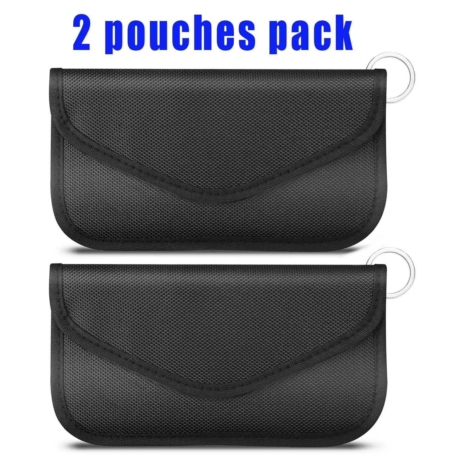 2packs Faraday Pouch Size for All Phones RFID Signal Blocking Bag