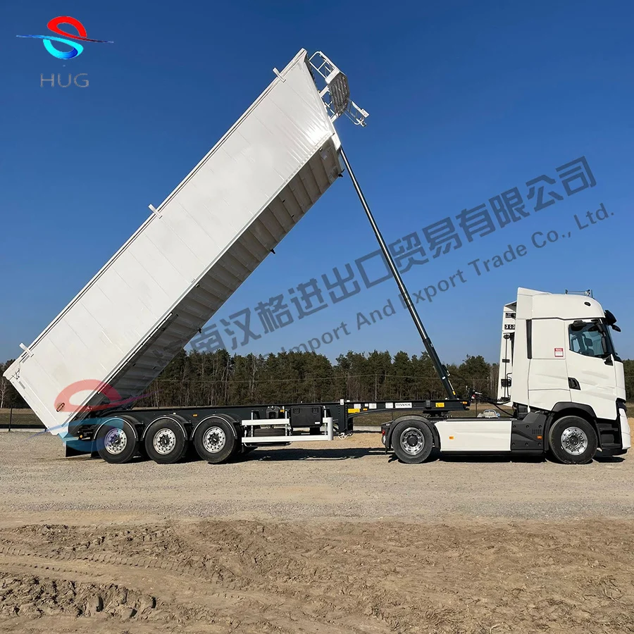 CE certified front mounted multistage hydraulic cylinder hydraulic lift and pump for dump truck