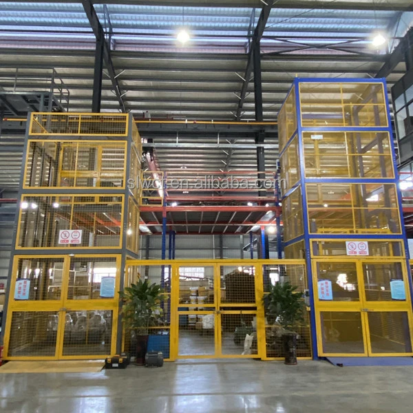 Guide Rail Vertical lift platform hot sale cargo lifter