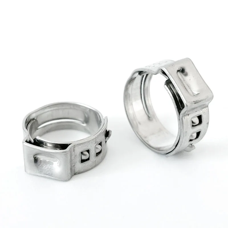 Manufacturer stepless single ear Stainless Steel hose clamp for PEX Pipe Stainless Steel Clamps High Quality Single Ear Clamp