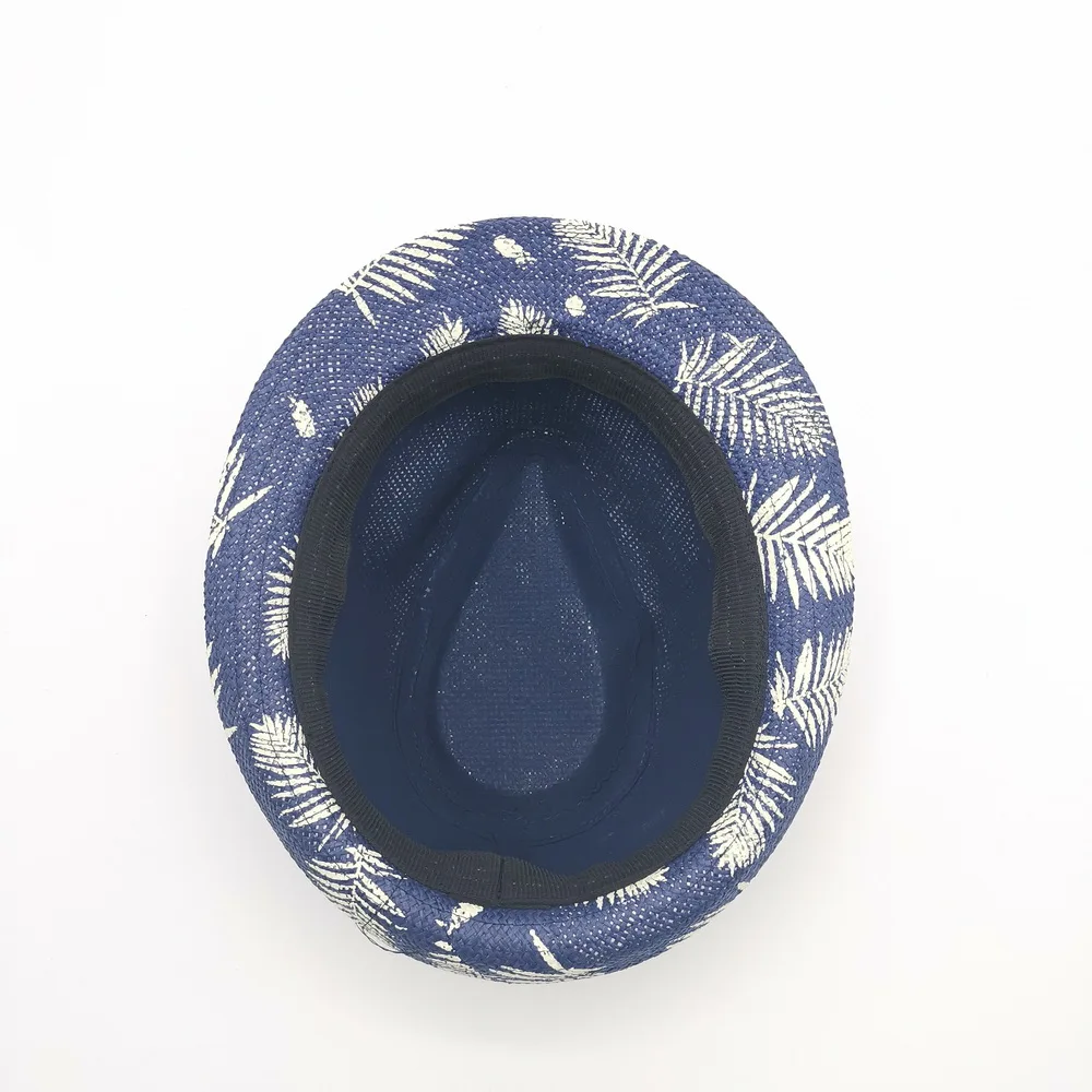 Raffia Boy Summer Fedora Straw Hat Kids Straw Hat