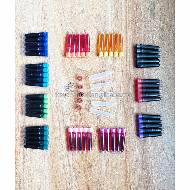 office accessories calligraphy ink 2.6mm port 39mm long fountain pen ink cartridge