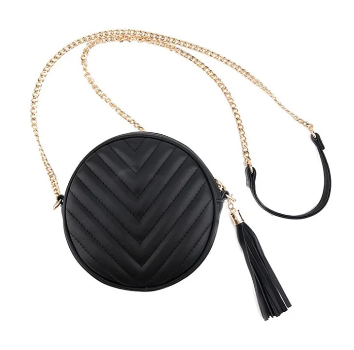 Fashion Trendy Vegan PU Leather Small Purse Wallet Chain Crossbody Bag Mobile Phone pouch Bag For Women