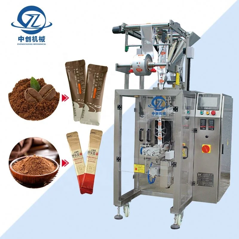 Full Automatic Sugar Stick Bag Reciprocating Envasadora Vertical Packaging Instant Coffee Powder Strip Sachet Filling Machine
