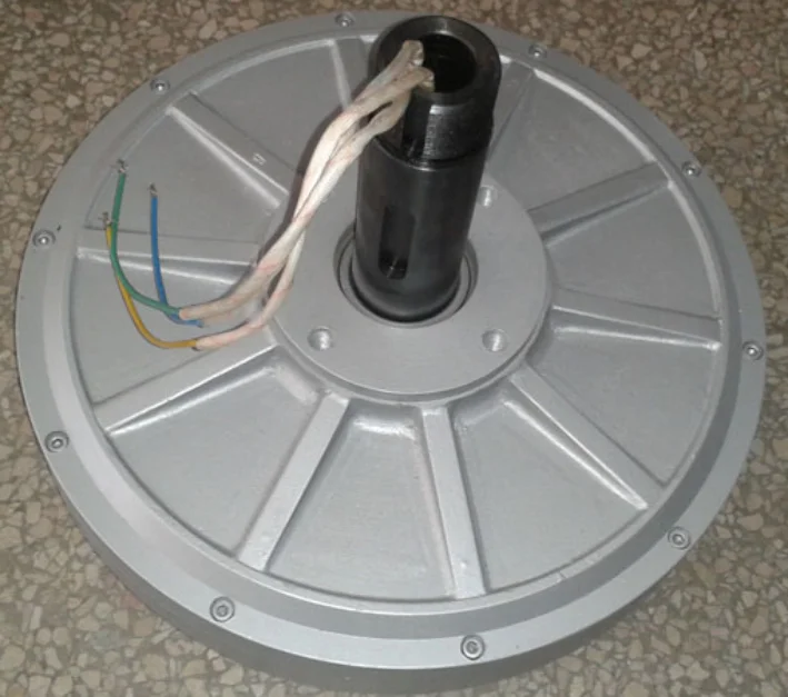 5KW 7KW 1500RPM Axial Flux Permanent Magnet Generator For Vertical Wind Turbine 220V 380V