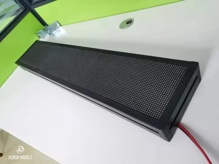 High quality 5515 slim frame aluminum profiles small strip led digital display frame led full color display