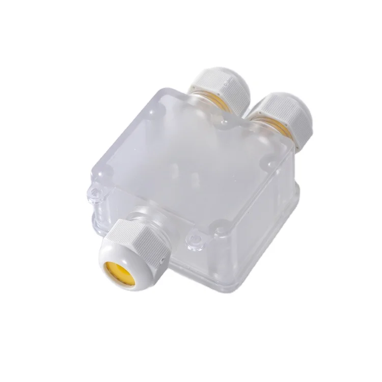 FSH712 transparent plastic protection black boxes instrument outdoor water proof junction case