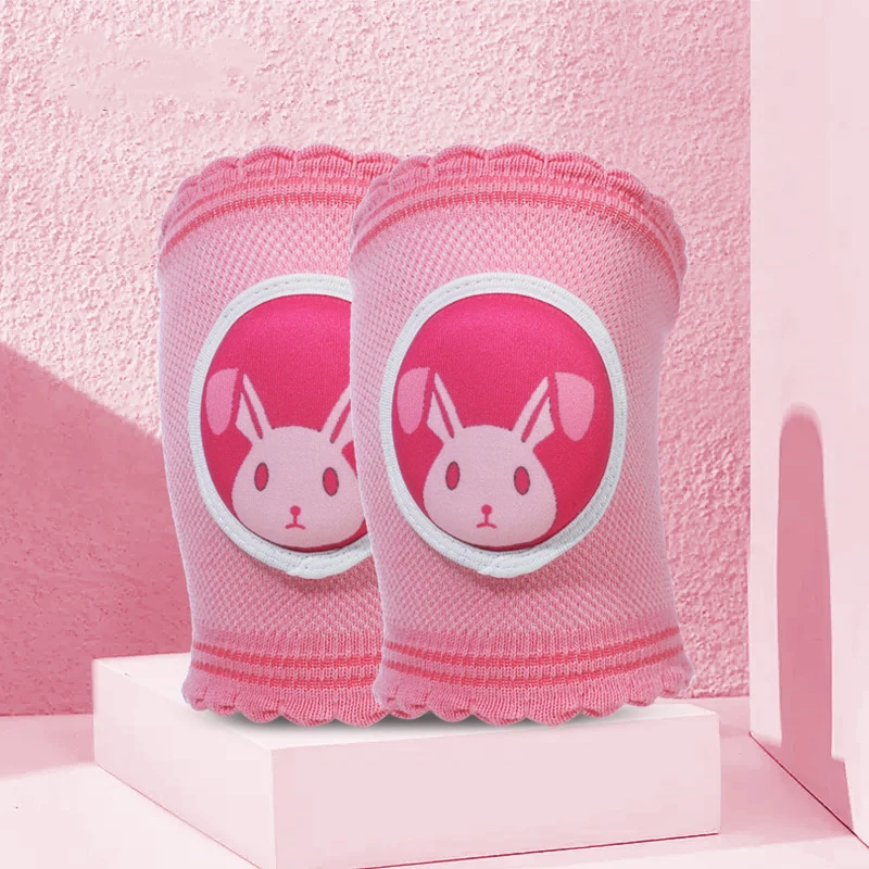 Wholesale Cotton Knitting Anti Slip Toddler Baby Products Safety Crawling Knee Pads For Knee Protector