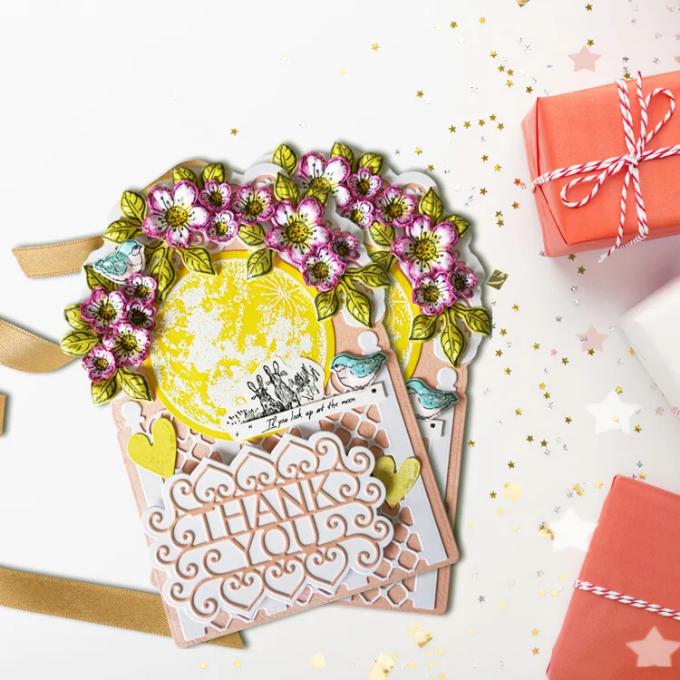 Luxury Paper Christmas Gift Postcard Greeting Cards with Envelope thank you Card for Small Business Customized Greeting Cards