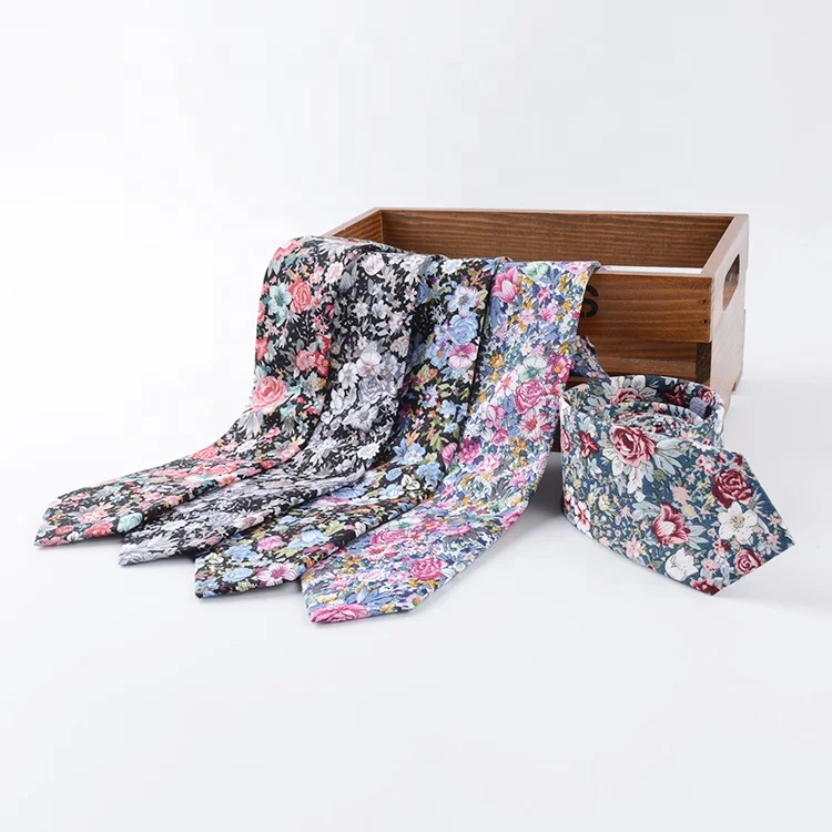 Оптовая Продажа хлопок синий Гипсофила метельчатая галстук мужские галстуки