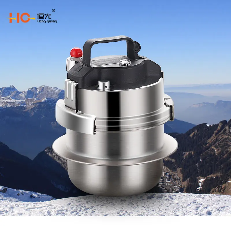 Скороварка для кемпинга на открытом воздухе компактная посуда из нержавеющей стали 2 л промышленная скороварка