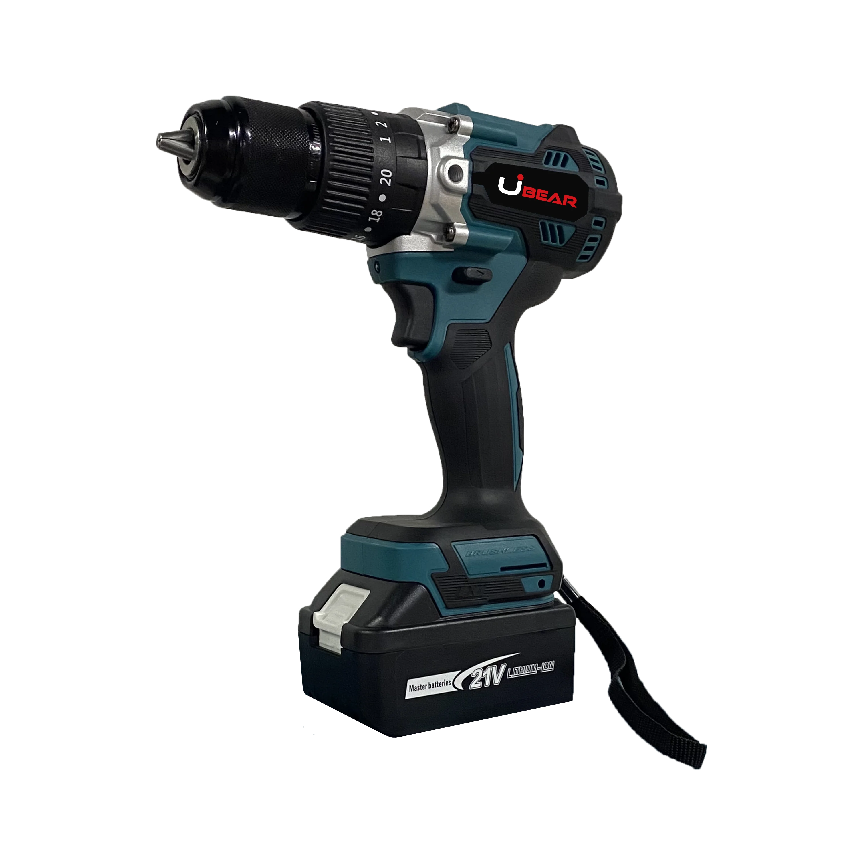 In stock supply portable high-speed brushless adjustable multifunctional wireless lithium battery power cordless drill machine