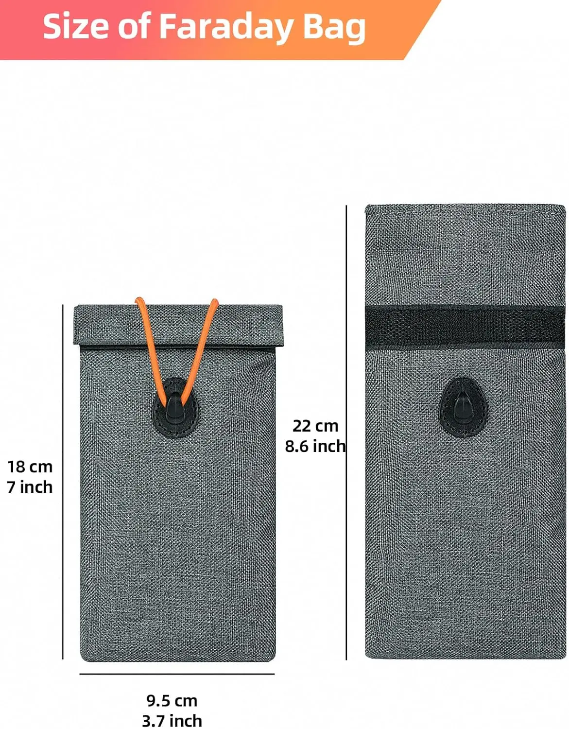 Vehicle tools Faraday Bag Anti-Radiation Credit Card GPS GSM Wifi Cellular RFID Mobile Phone 5G Signal Blocking Pouch