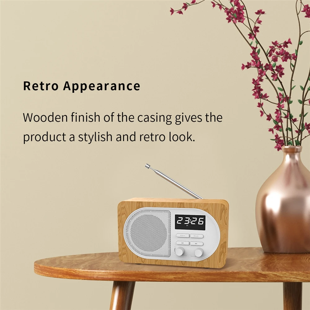 Genuine Component Clock Microphone Car Bt Bracket TF Card Wireless Speaker