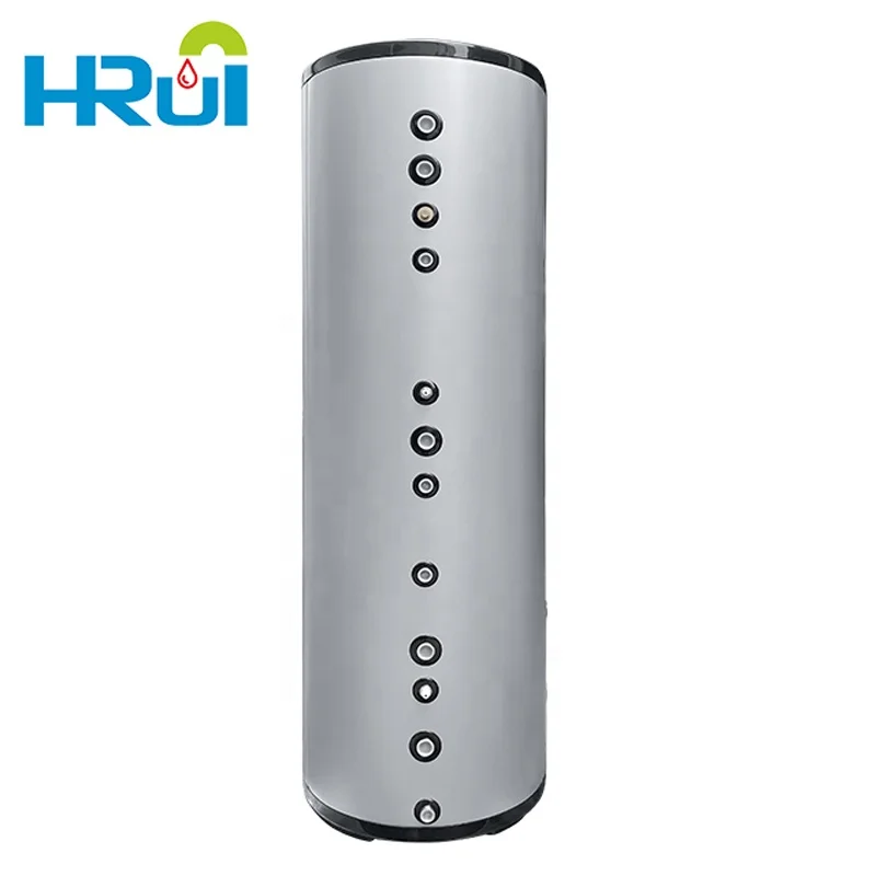 Сертифицированный завод Herui 2 в 1 комбинированный резервуар для воды 250 л + 100 Многофункциональный тепловой насос DHW и буферный