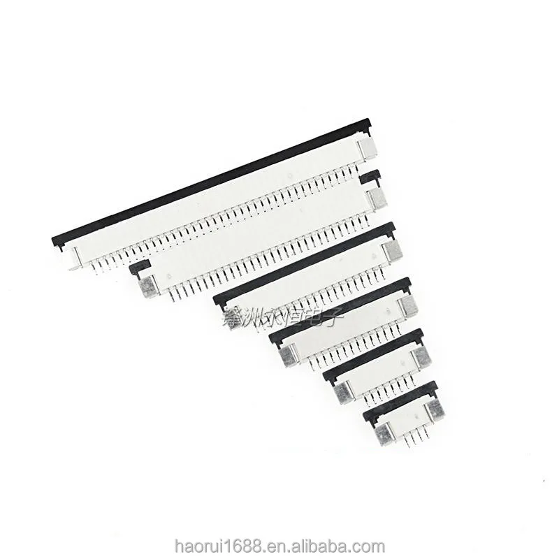 1.0mm drawer FPC flat cable connector on top/FFC FPC-9P H2.5 tube
