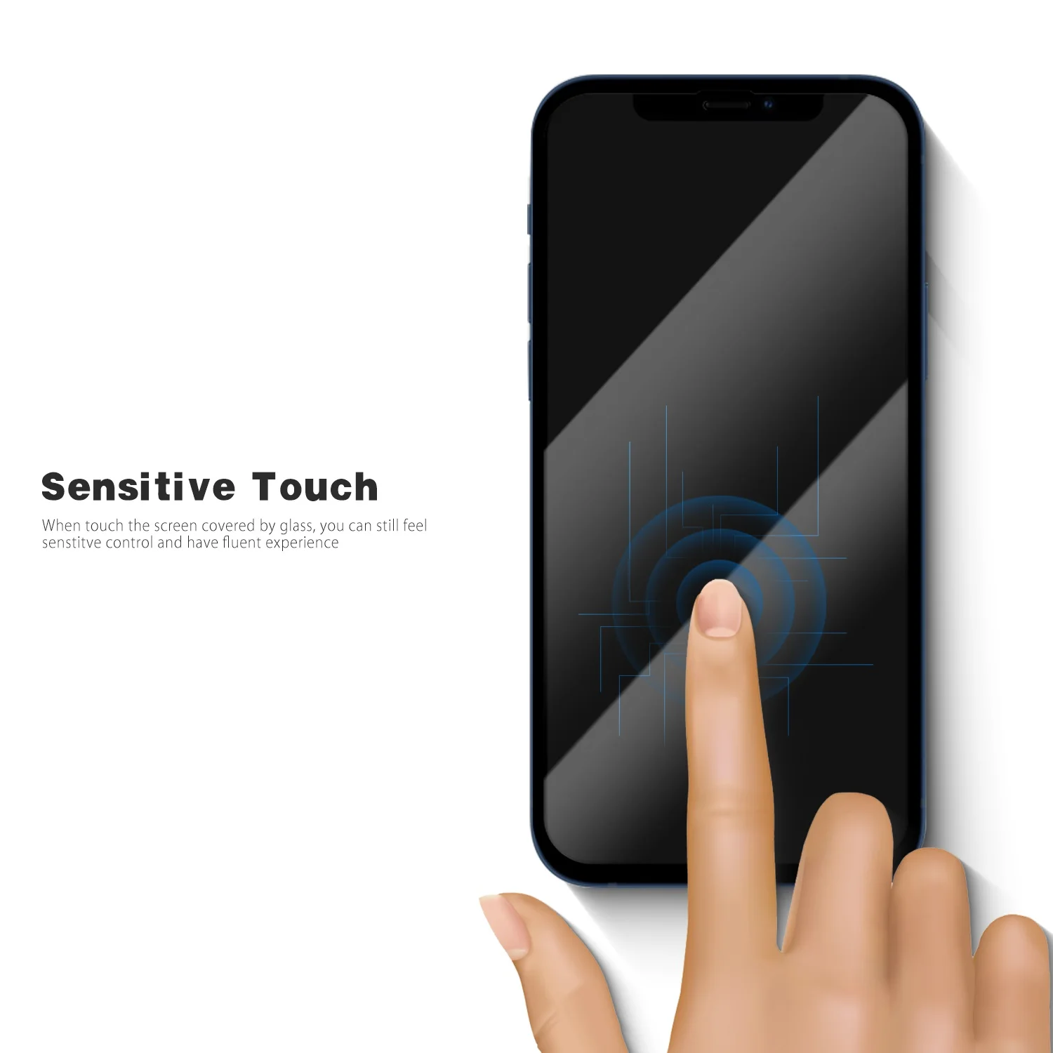  Для iPhone 12 11 5 4 6 1 7 SE2 Hd прозрачная защитная пленка для мобильного экрана 9H 2.5D 3D закаленное стекло