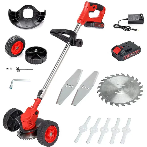 Folding training wheel Cordless Strimmer Grass Trimmer Electric Tree Garden Edger Cutter  Lawn Mower Lawn Edger