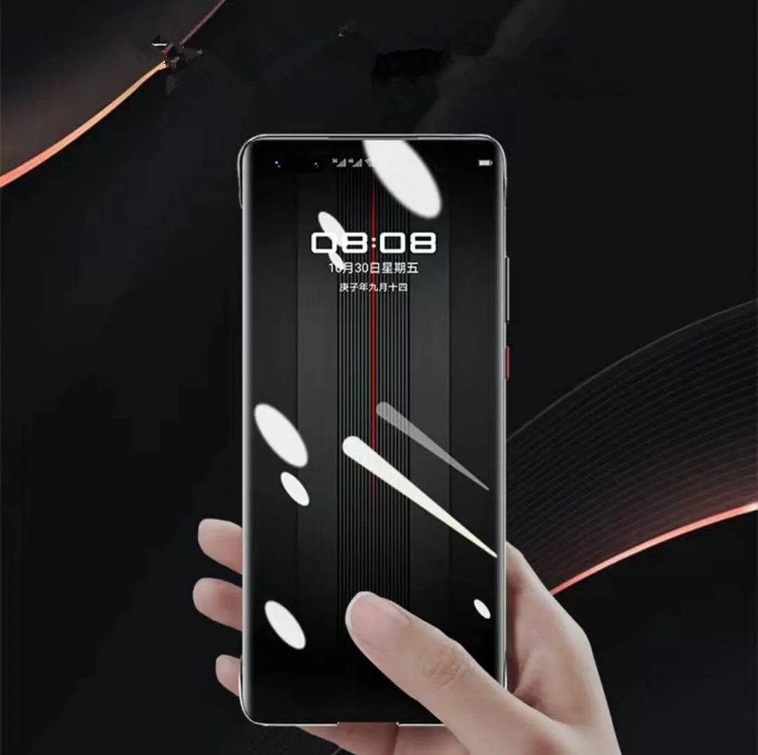 
Transparent acrylic bezel-less high-end MATE40RS transparent case shockproof phone case 