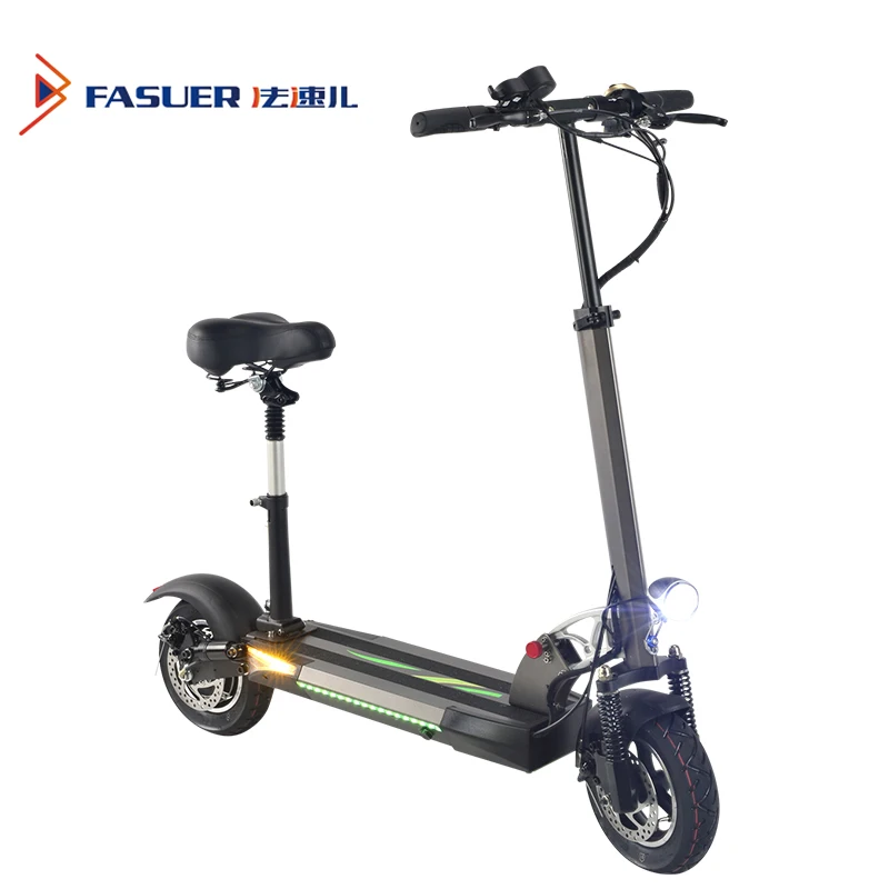 
Aluminium Alloy 10inch 500w 48v10a brushless motor foldable electric scooter 