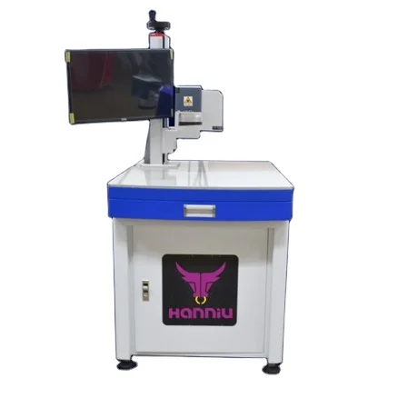 5W UV laser autofocusing marking machine sign logo marker and signage engraver for glass and plastic products on sale HZ-5