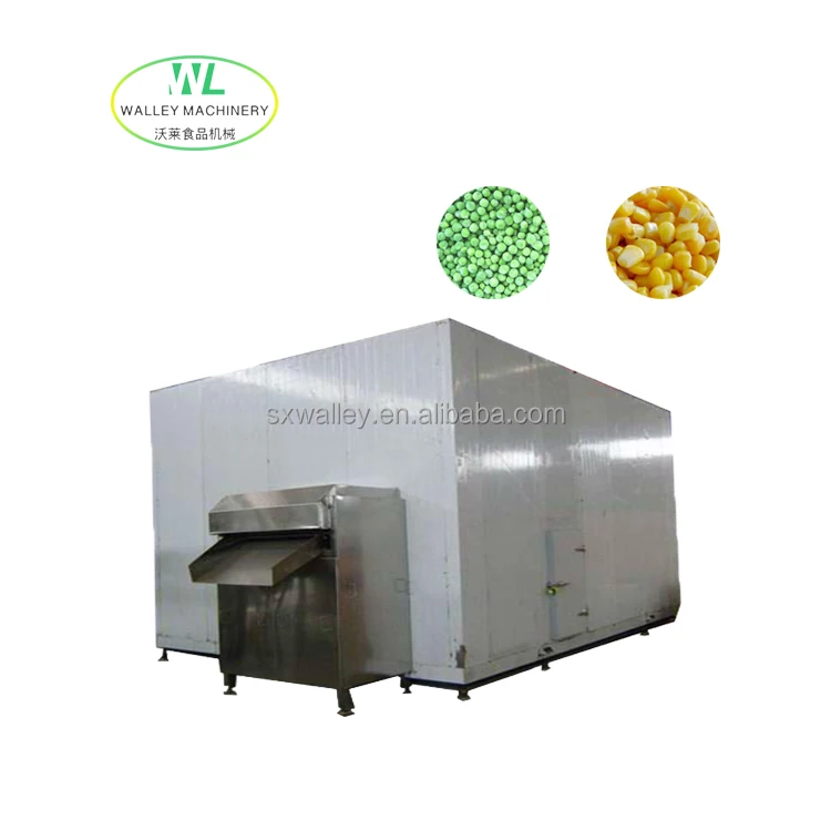 High Rate of Rebuy industrial freezer kernels of corn/green beans/edamame/berries blast freezer for sale
