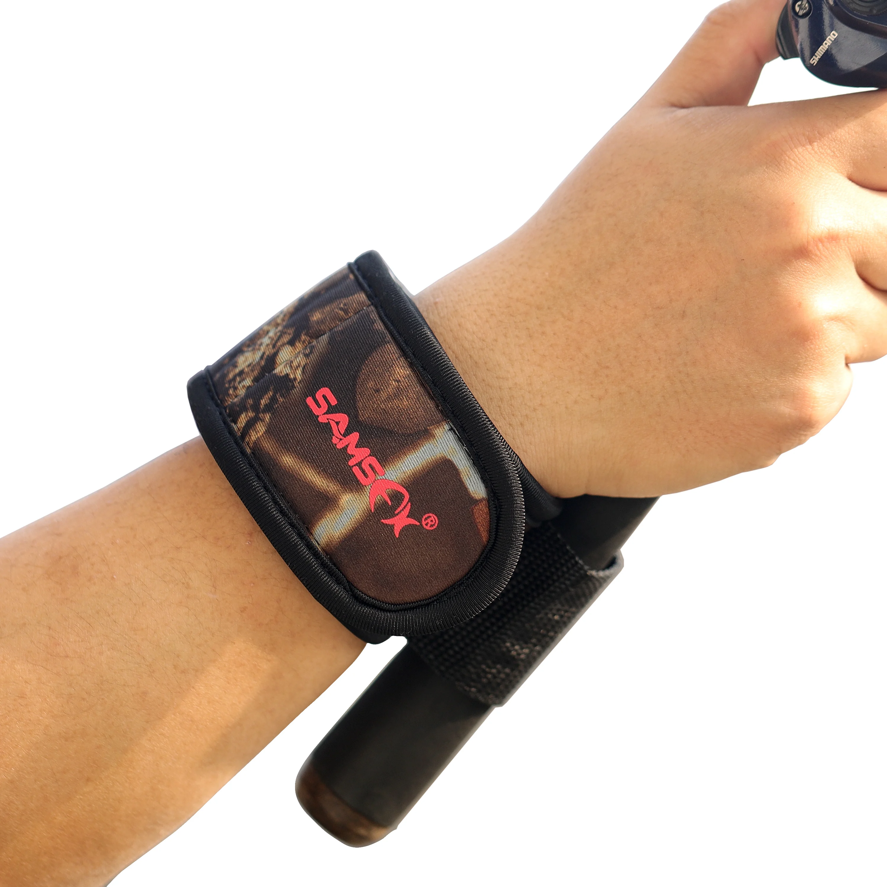 SAMSFX Cast Aid Fly Fishing Belt Rod Holder Wrist Wraps Support