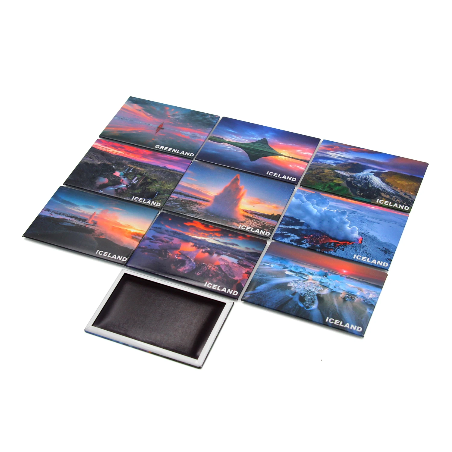 wholesale low moq customize tourism design Iceland souvenir fridge magnet