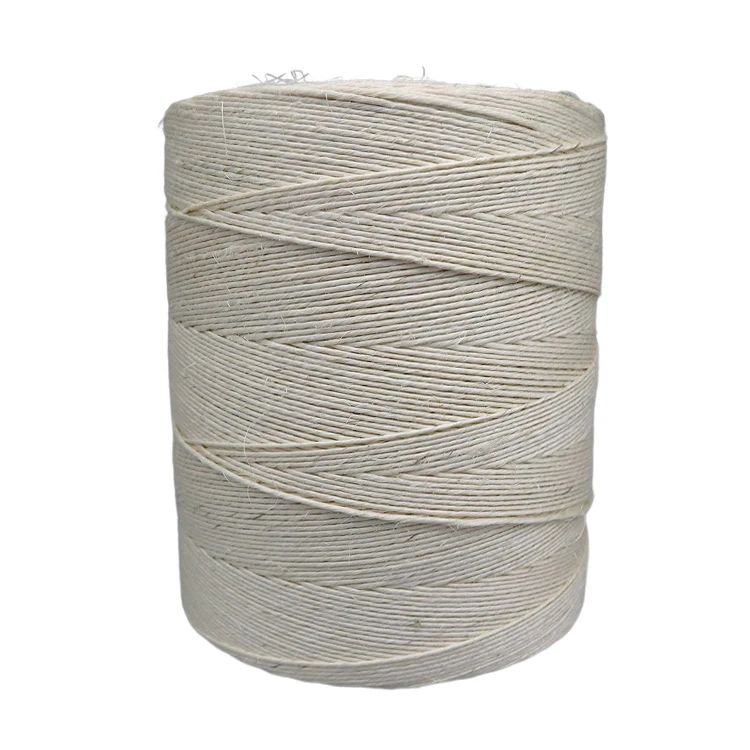 100% Nature Sisal Yarn White/Nature Thin Sisal Rope - Single-ply Sisal Yarn