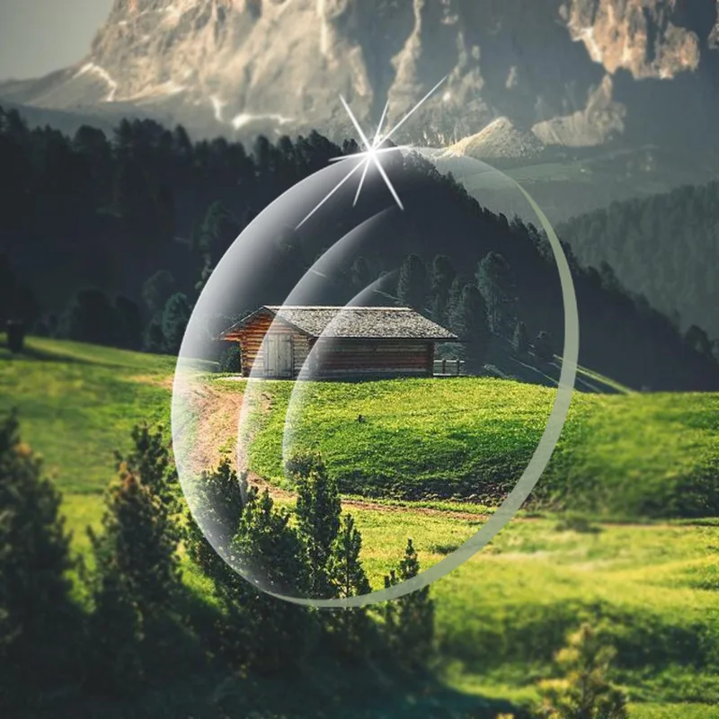 1.56 Non spherical resin lenses bottomless  intelligent color changing  gray changing  tea changing  myopia and astigmatism len