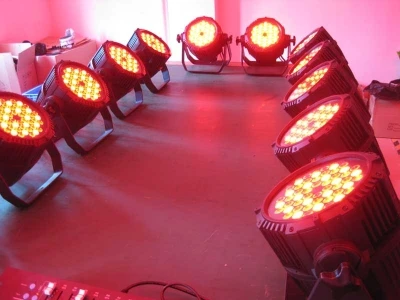 54x3w waterproof led par can led par light rgbw outdoor par