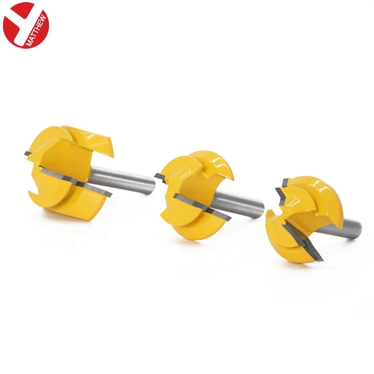 45 Degree Lock Miter carbide Tipped router bits for wood woodworking