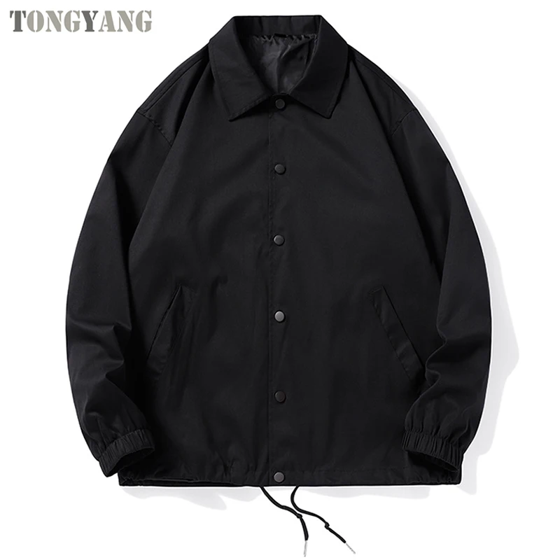 TONGYANG OEM Hot Sale Spring loose trainer coaches casual work jacket men outdoor jogging sport breathable lightweight jacket
