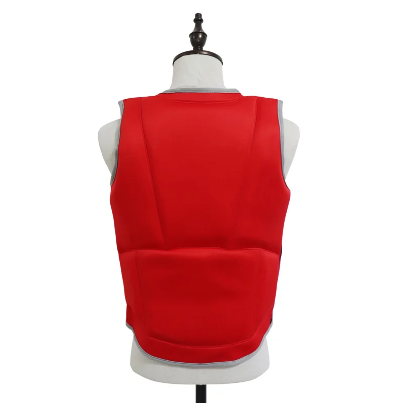 JIURAN Wholesale Fashion Red Life Jacket neoprene swim adult life vest jacket