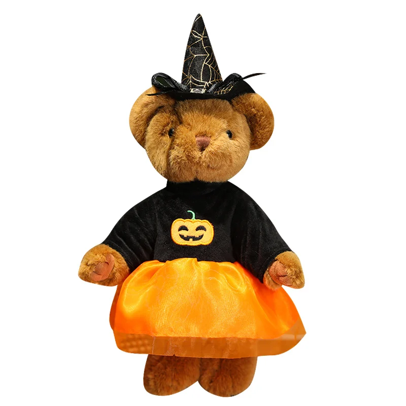 Wholesale  Halloween Teddy Bear Cute Plush Bear Toy custom Animal Stuffed Plush Toy Halloween Kids Toys