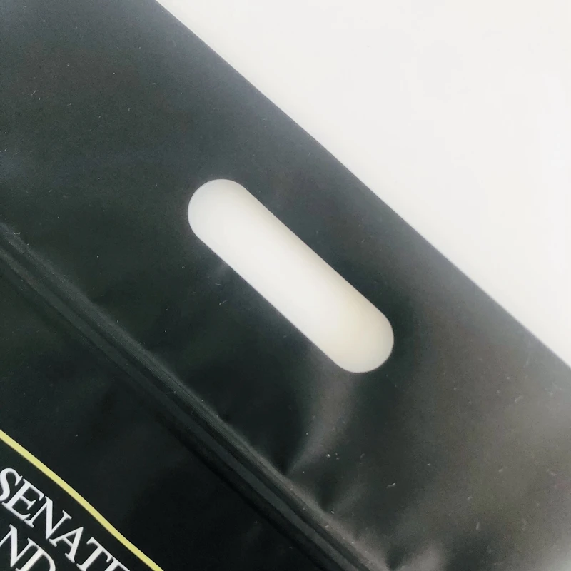 Custom printed large size three-sided sealed laminated aluminum foil easy to tear food packaging zipper bag