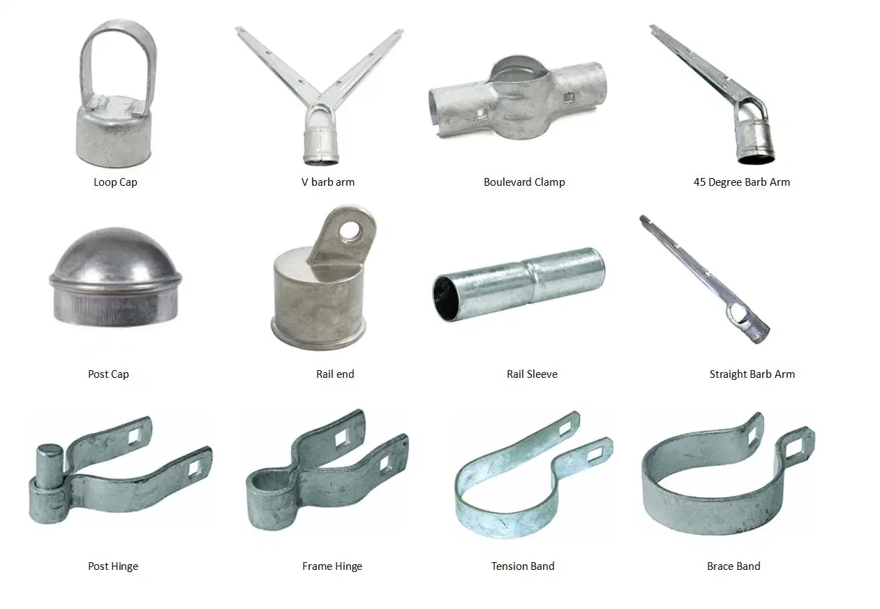 Fence Accessory Steel Clips for Round Post